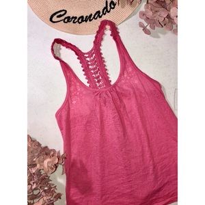 Lace tank top